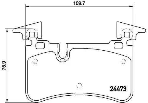 накладки BREMBO P 50 113