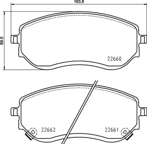 накладки BREMBO P 50 144