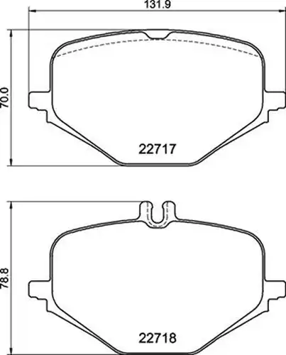 накладки BREMBO P 50 167