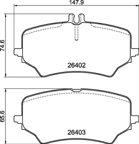 накладки BREMBO P 50 176
