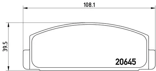 накладки BREMBO P 54 003