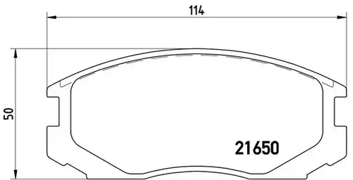 накладки BREMBO P 54 015