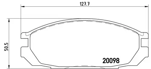 накладки BREMBO P 56 020