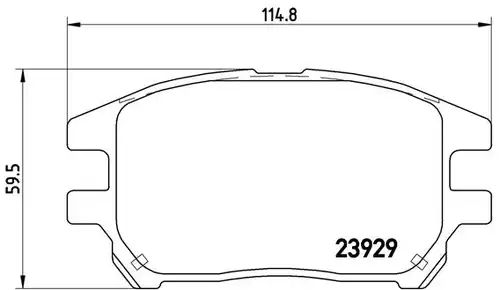 накладки BREMBO P 56 050