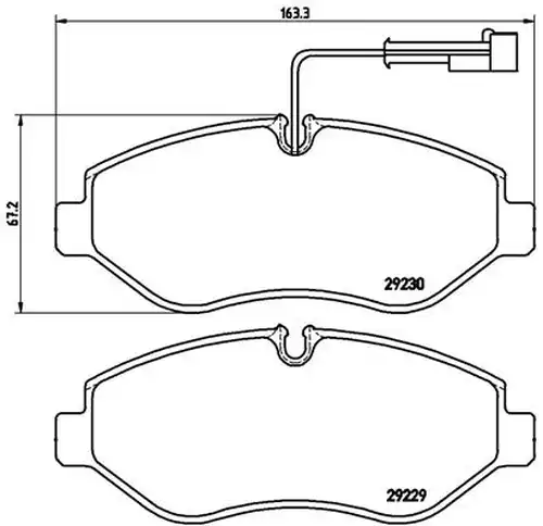 накладки BREMBO P 56 066