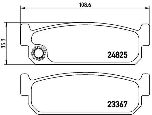 накладки BREMBO P 56 067
