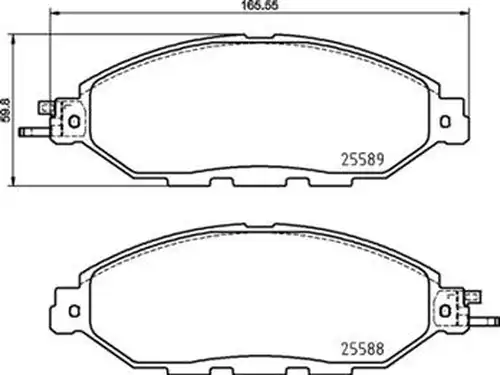 накладки BREMBO P 56 107