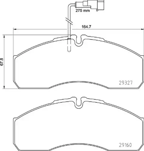 накладки BREMBO P 56 123
