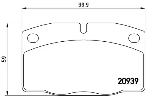 накладки BREMBO P 59 005