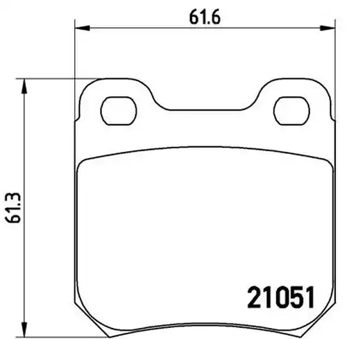 накладки BREMBO P 59 010