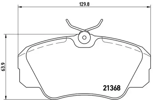 накладки BREMBO P 59 016