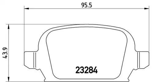 накладки BREMBO P 59 037