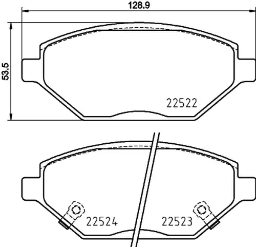 накладки BREMBO P 59 093