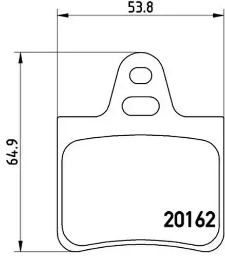 накладки BREMBO P 61 037