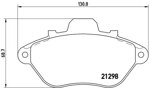 накладки BREMBO P 61 039