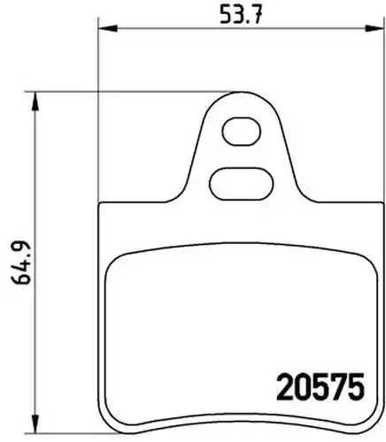 накладки BREMBO P 61 062