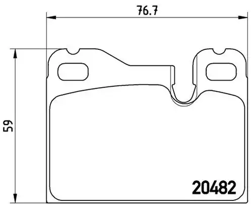 накладки BREMBO P 65 003