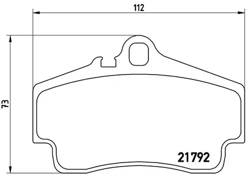 накладки BREMBO P 65 008