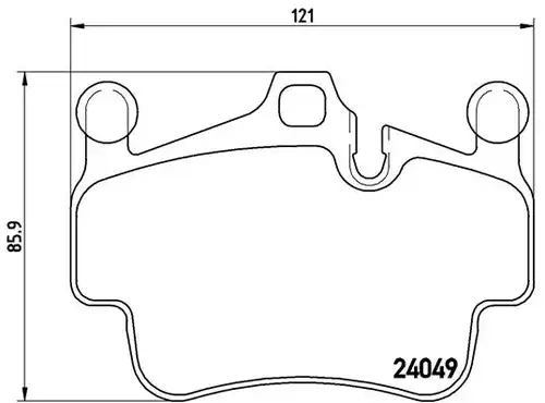 накладки BREMBO P 65 014
