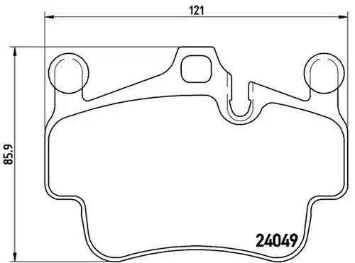 накладки BREMBO P 65 015