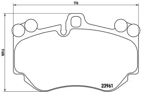 накладки BREMBO P 65 016