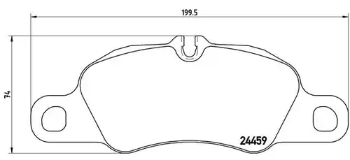 накладки BREMBO P 65 018
