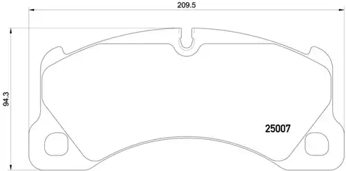накладки BREMBO P 65 021