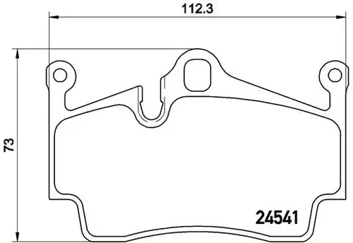 накладки BREMBO P 65 028