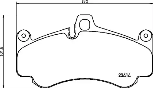 накладки BREMBO P 65 032
