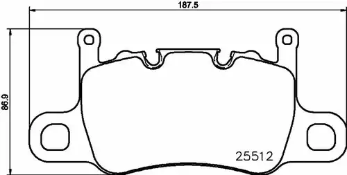 накладки BREMBO P 65 037