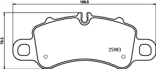 накладки BREMBO P 65 041