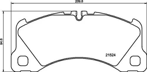 накладки BREMBO P 65 046