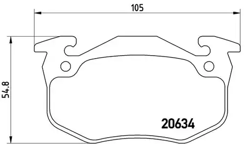 накладки BREMBO P 68 020