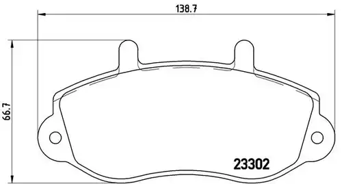 накладки BREMBO P 68 025