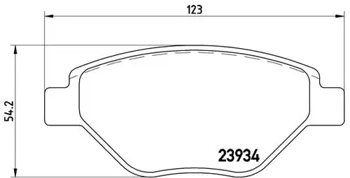 накладки BREMBO P 68 031