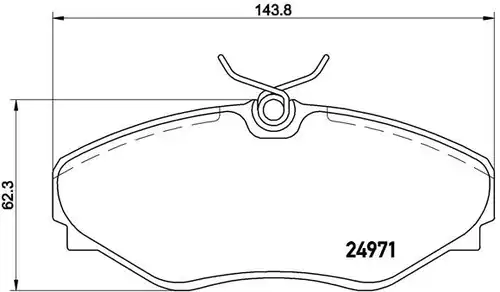 накладки BREMBO P 68 055