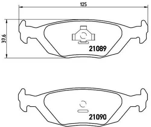 накладки BREMBO P 71 003