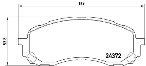 накладки BREMBO P 78 015