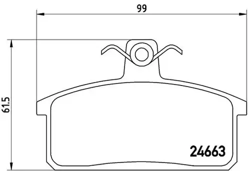 накладки BREMBO P 79 007