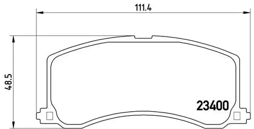 накладки BREMBO P 79 010