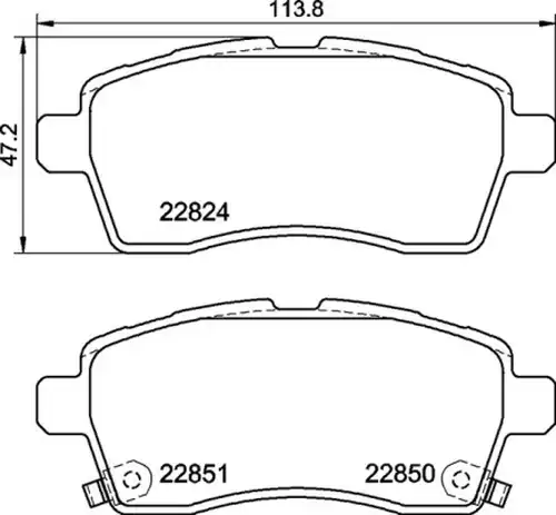 накладки BREMBO P 79 037