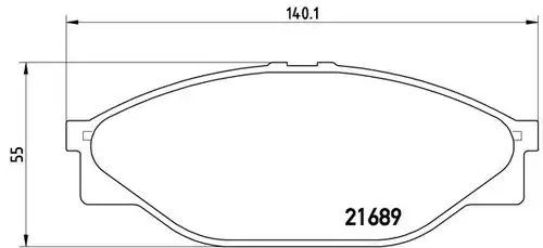 накладки BREMBO P 83 023