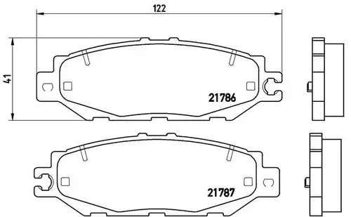 накладки BREMBO P 83 036