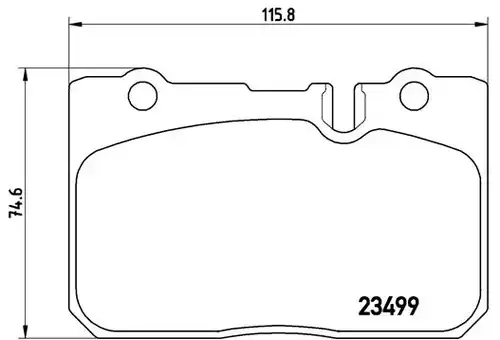 накладки BREMBO P 83 039