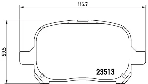 накладки BREMBO P 83 040