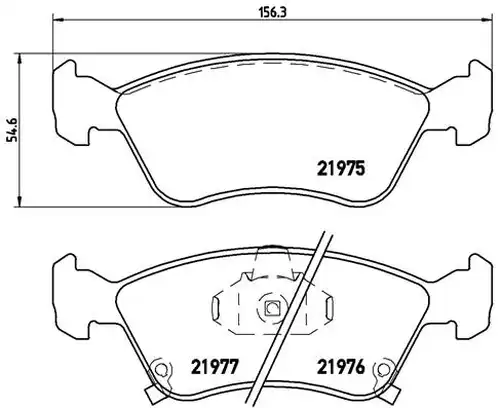 накладки BREMBO P 83 041