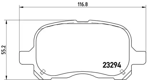 накладки BREMBO P 83 044