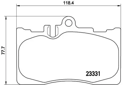 накладки BREMBO P 83 058