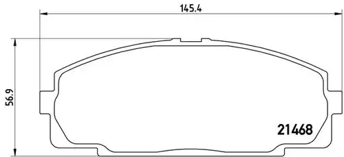 накладки BREMBO P 83 092