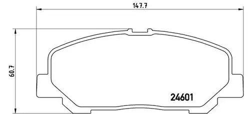 накладки BREMBO P 83 099